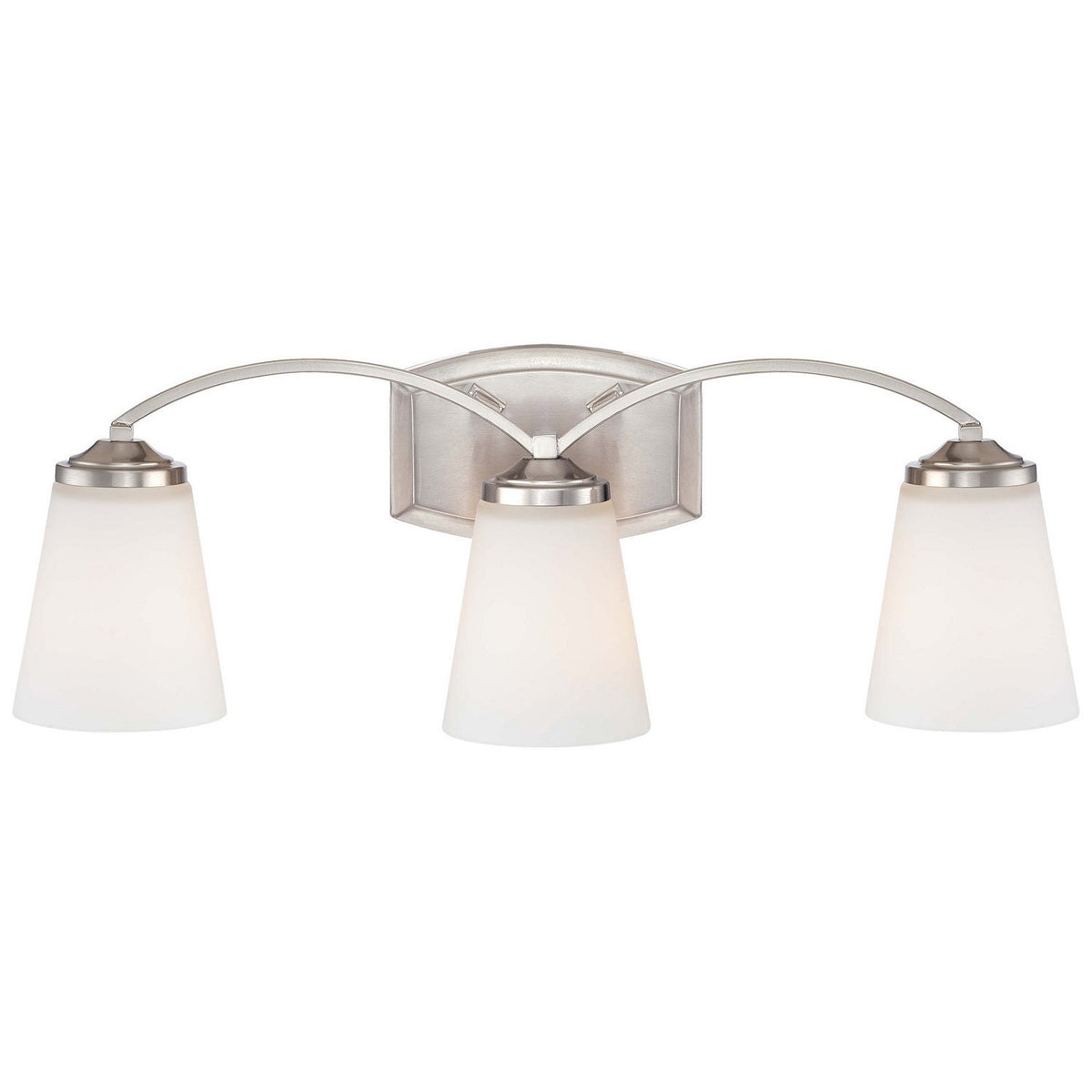 Minka-Lavery - 6963-84 - Three Light Bath - Overland Park - Brushed Nickel