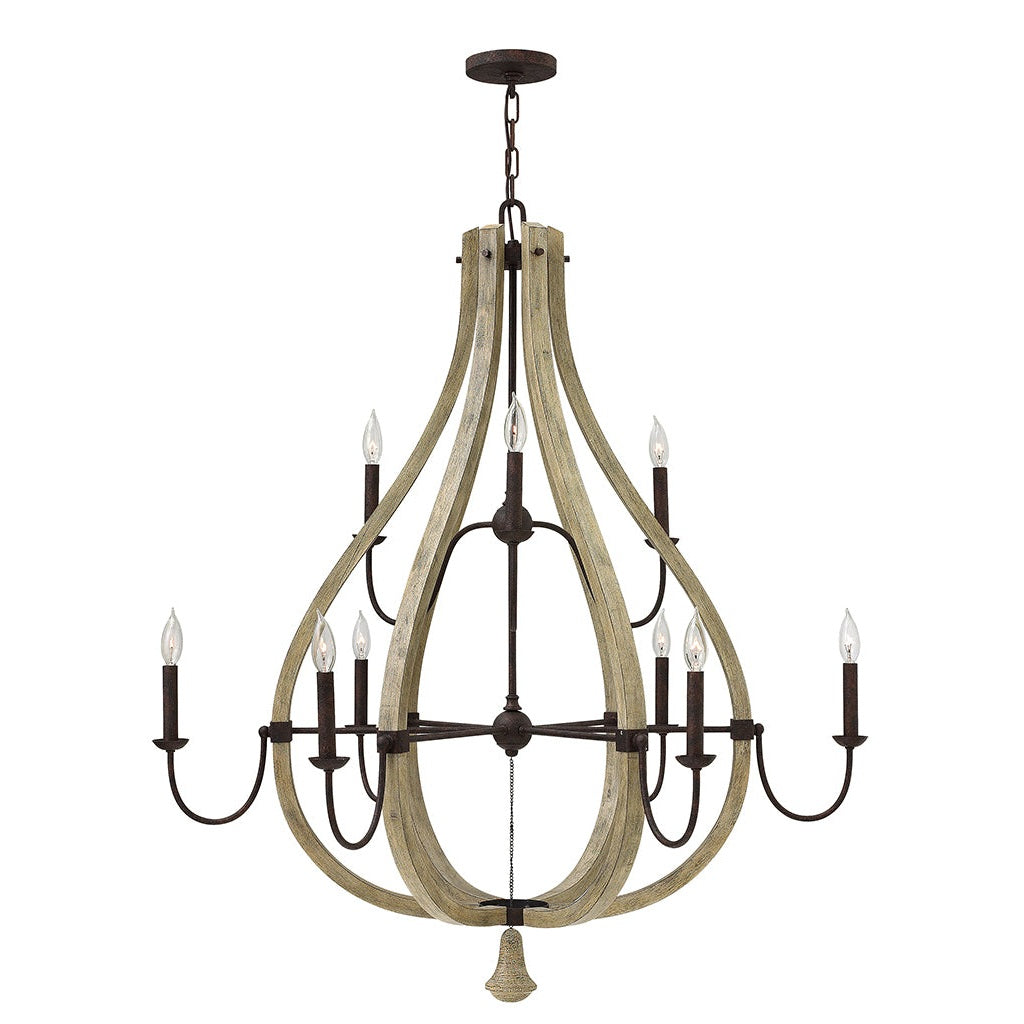 Fredrick Ramond - FR40578IRR - LED Chandelier - Middlefield - Iron Rust