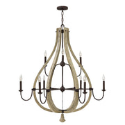 Fredrick Ramond - FR40578IRR - LED Chandelier - Middlefield - Iron Rust