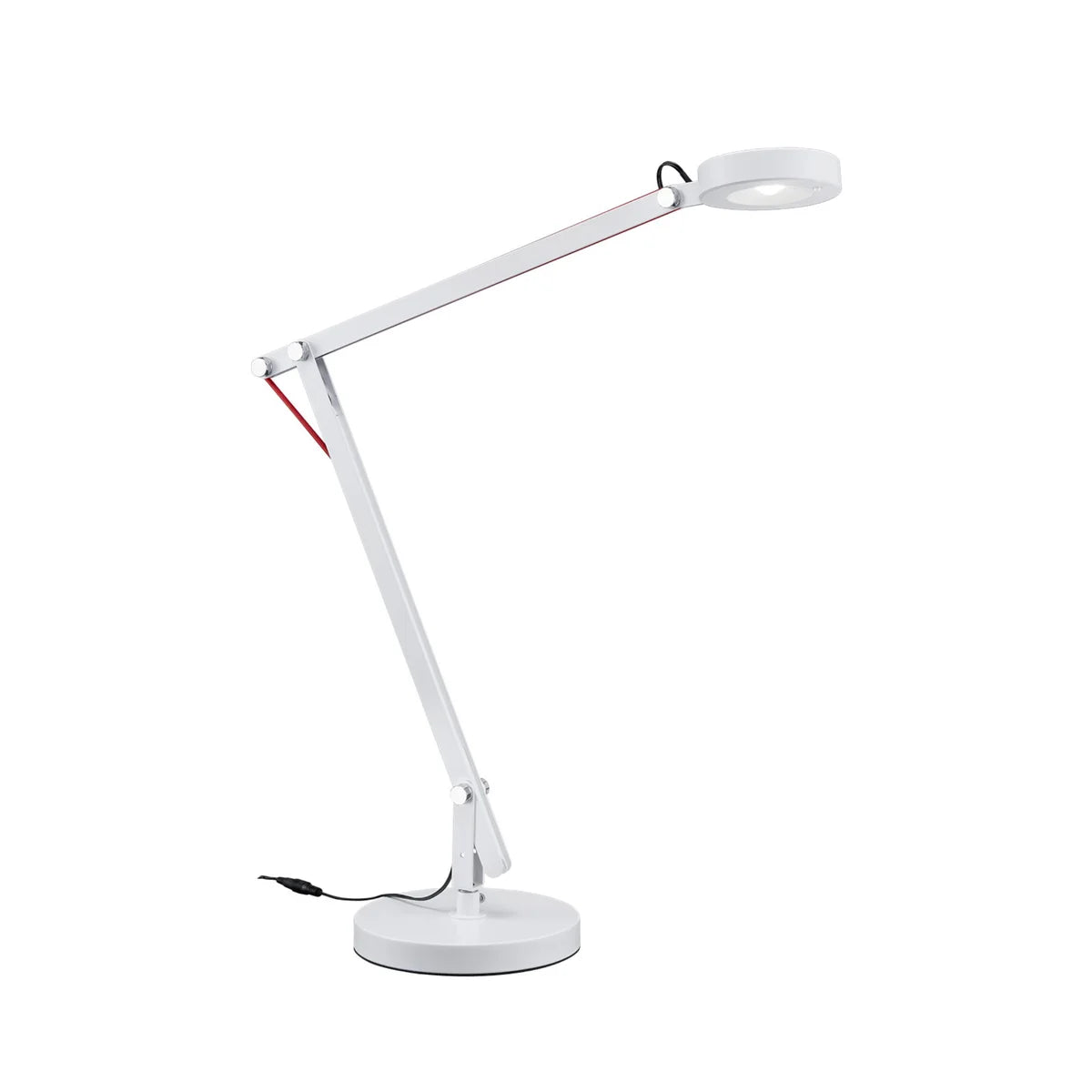 Amsterdam LED Swing Arm Desk Lamp - White