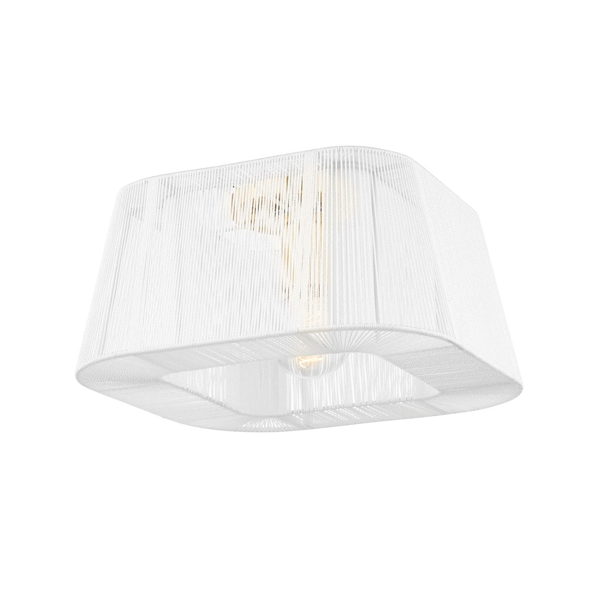 Hudson Valley - 7610-AGB - One Light Flush Mount - Verona Beach - Aged Brass