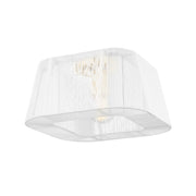 Hudson Valley - 7610-AGB - One Light Flush Mount - Verona Beach - Aged Brass