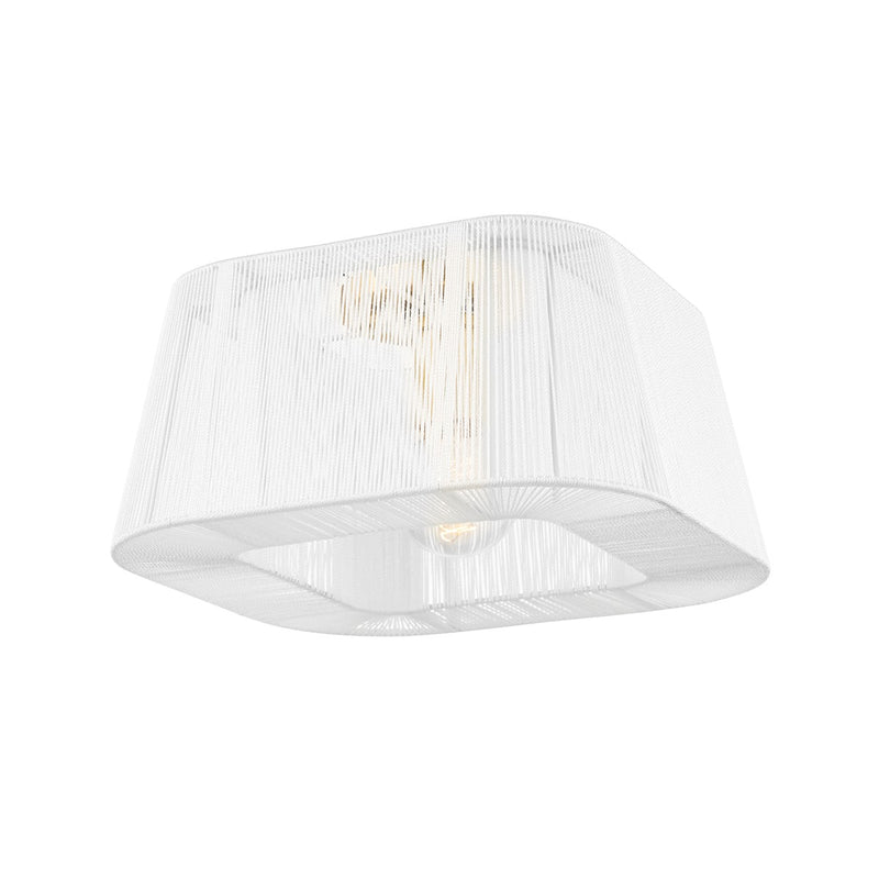 Hudson Valley - 7610-AGB - One Light Flush Mount - Verona Beach - Aged Brass
