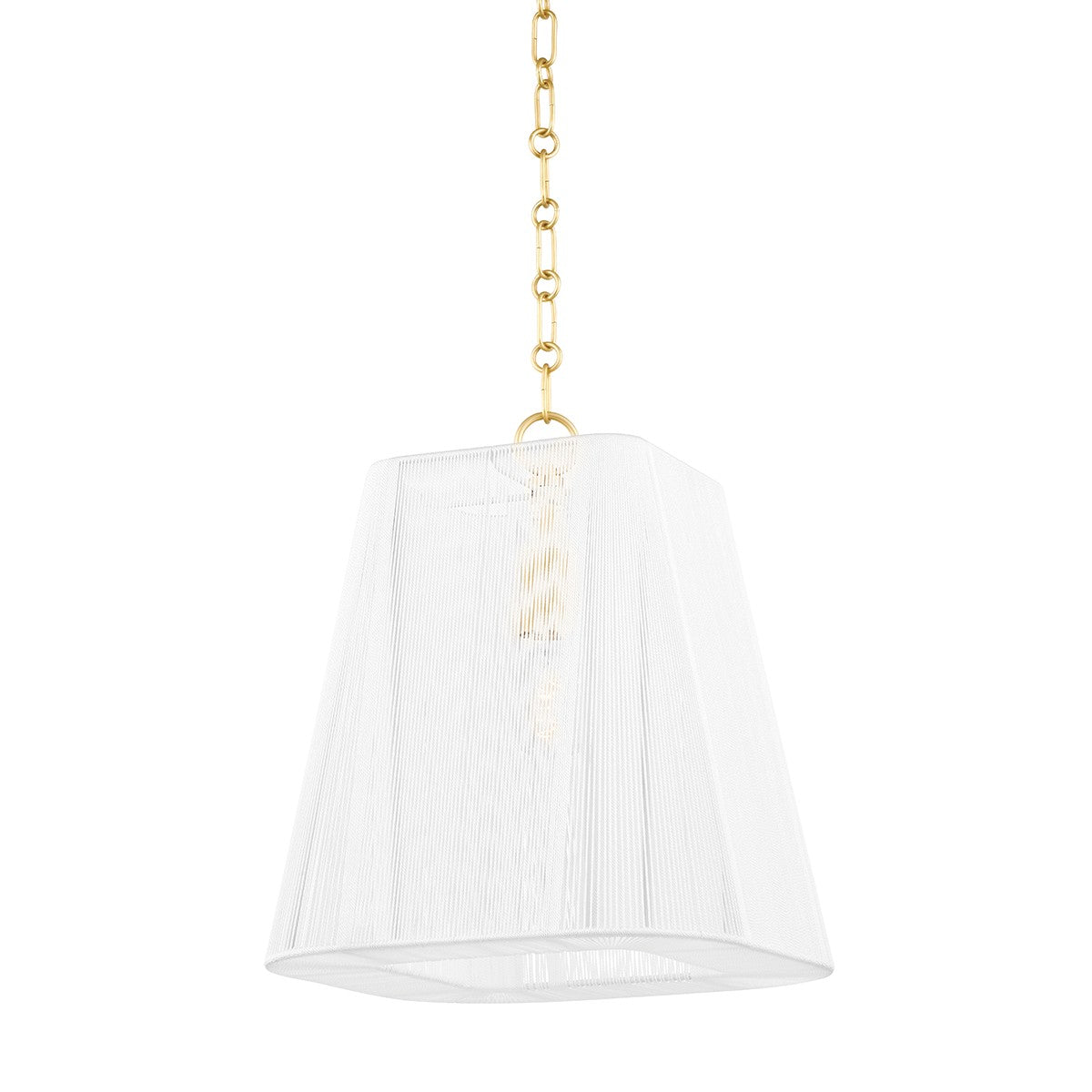 Hudson Valley - 7614-AGB - One Light Pendant - Verona Beach - Aged Brass