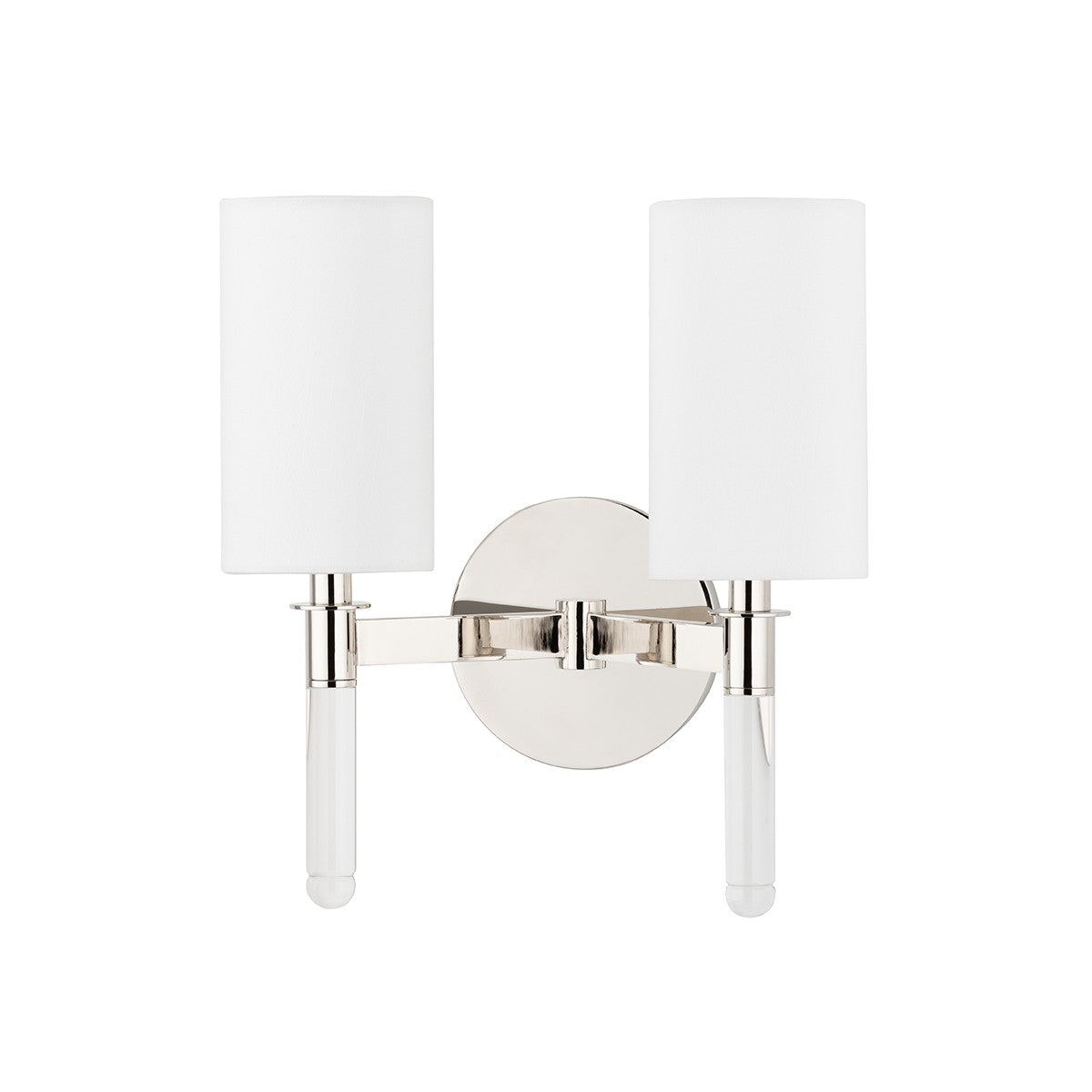 Hudson Valley - 6312-PN - Two Light Wall Sconce - Wylie - Polished Nickel