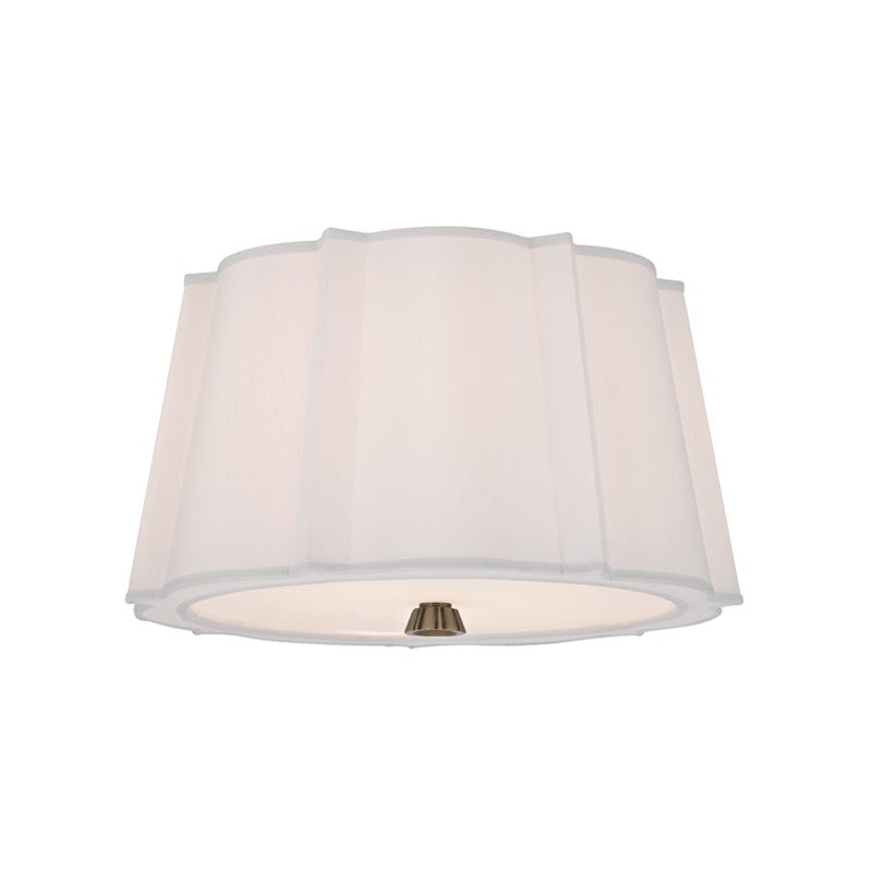Hudson Valley - 4817-AGB - Two Light Flush Mount - Humphrey - Aged Brass