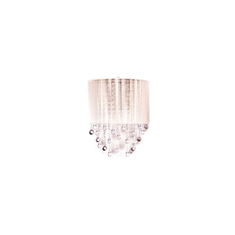 Avenue Lighting - HF1511-WHT - Two Light Wall Sconce - Beverly Dr. - White Silk String