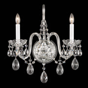 Schonbek - 1301-40H - Two Light Wall Sconce - Arlington - Polished Silver