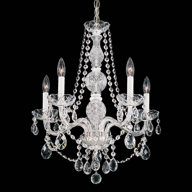 Schonbek - 1302-40H - Five Light Chandelier - Arlington - Polished Silver