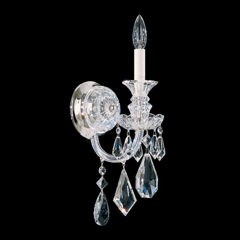 Schonbek - 5701CL - One Light Wall Sconce - Hamilton - Polished Silver