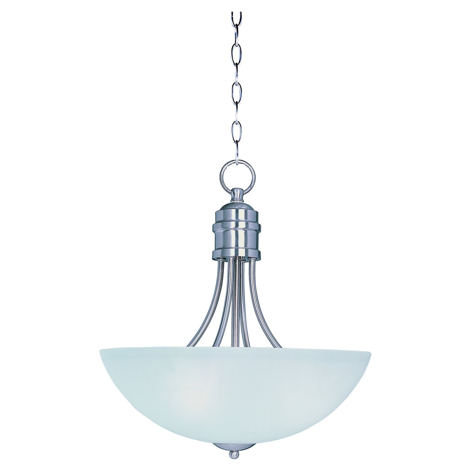 Maxim - 10044FTSN - Three Light Pendant - Logan - Satin Nickel
