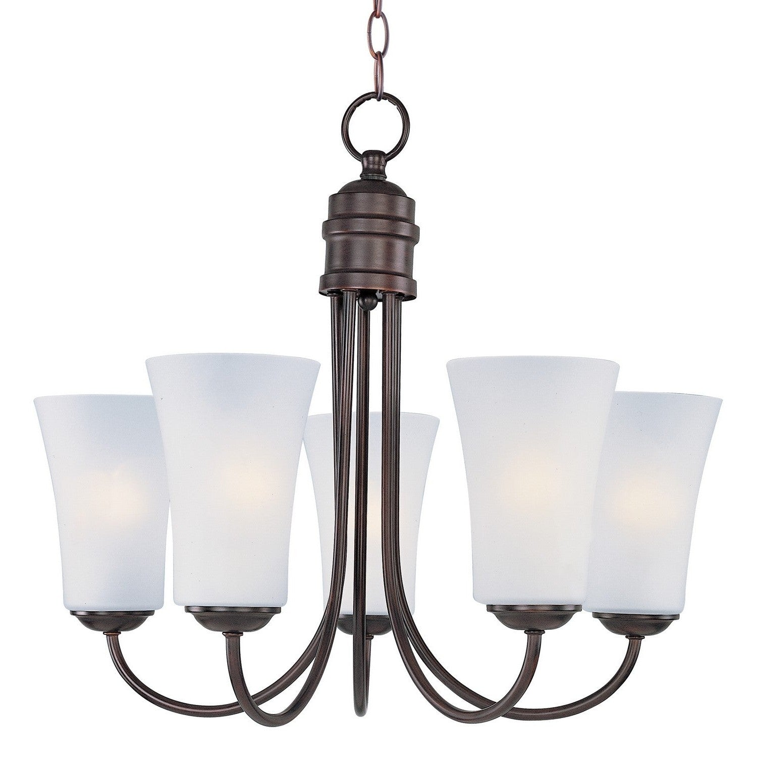Maxim - 10045FTOI - Five Light Chandelier - Logan - Oil Rubbed Bronze