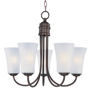 Maxim - 10045FTOI - Five Light Chandelier - Logan - Oil Rubbed Bronze