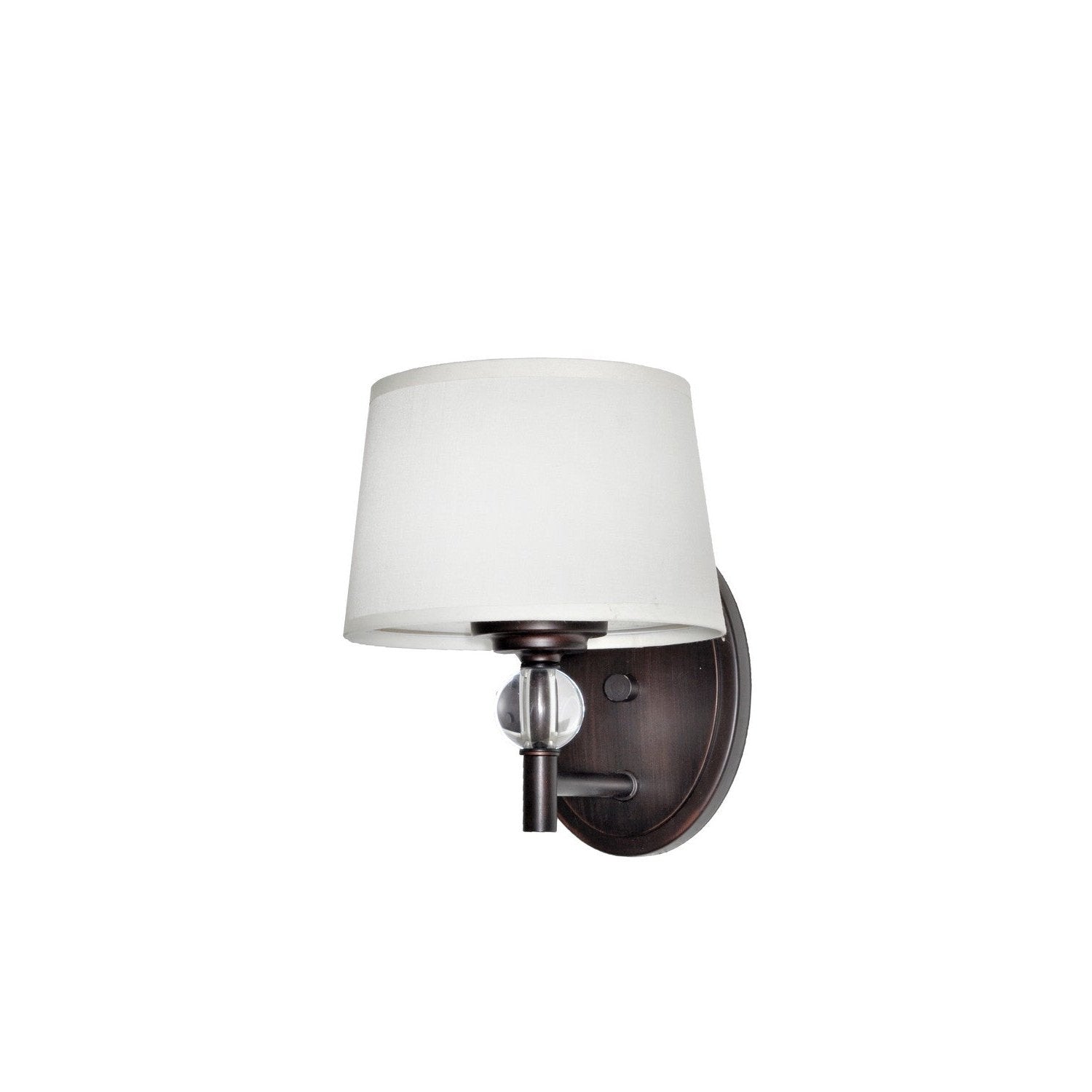 Maxim - 12761WTOI - One Light Wall Sconce - Rondo - Oil Rubbed Bronze
