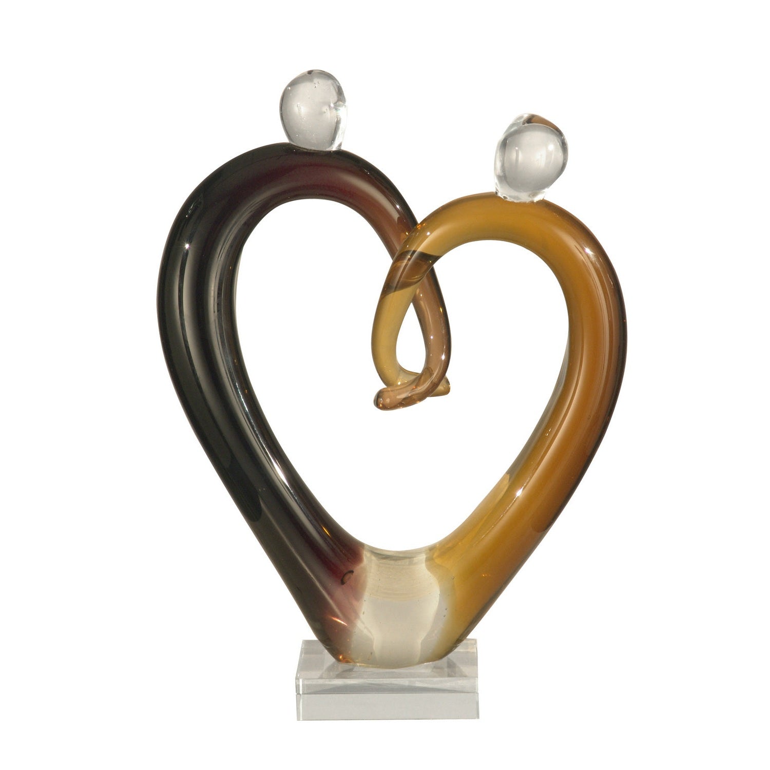 Dale Tiffany - AS11112 - Sculpture - Hearts - Clear