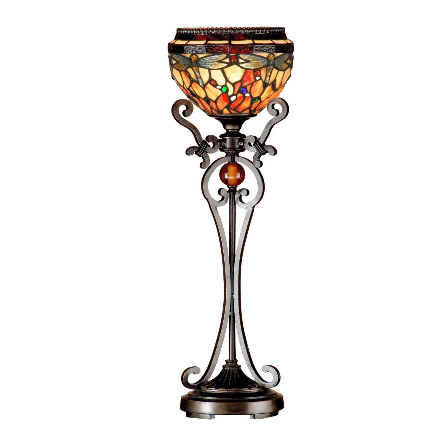 Dale Tiffany - TB13067 - One Light Table Lamp - Briar Dragonfly - Antique Golden Bronze
