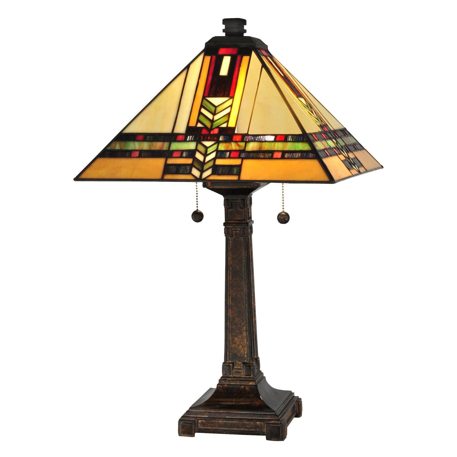 Dale Tiffany - TT13061 - Two Light Table Lamp - Palo Mission - Fieldstone