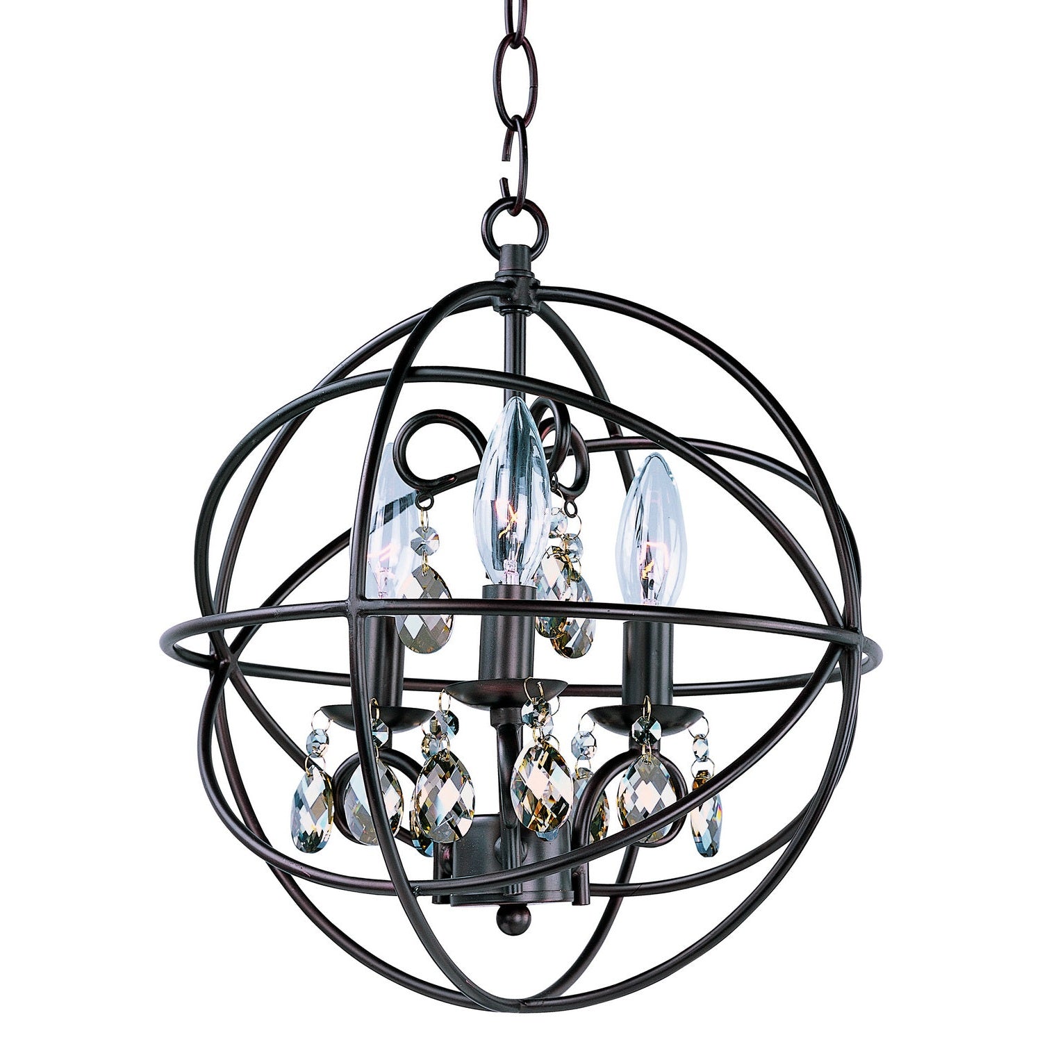 Maxim - 25140OI - Three Light Pendant - Orbit - Oil Rubbed Bronze