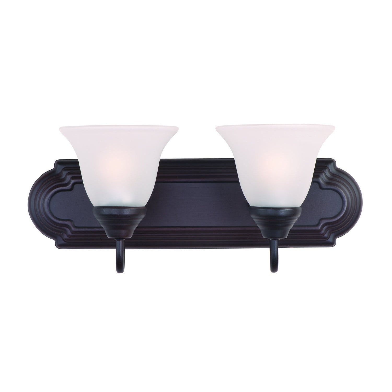 Maxim - 8012FTOI - Two Light Bath Vanity - Essentials - 801x - Oil Rubbed Bronze