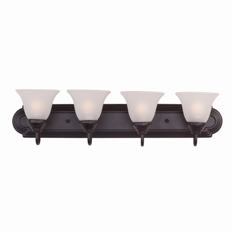 Maxim - 8014FTOI - Four Light Bath Vanity - Essentials - 801x - Oil Rubbed Bronze
