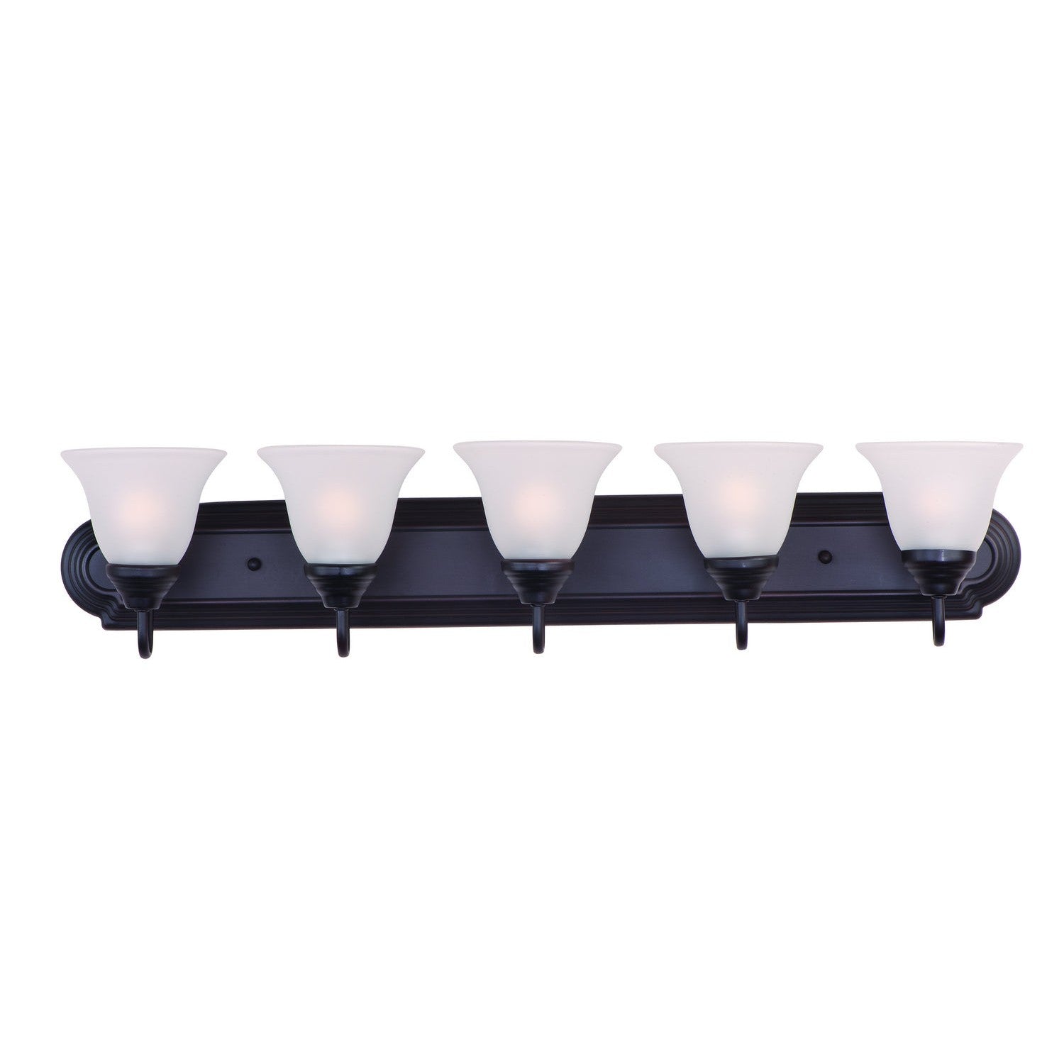 Maxim - 8015FTOI - Five Light Bath Vanity - Essentials - 801x - Oil Rubbed Bronze