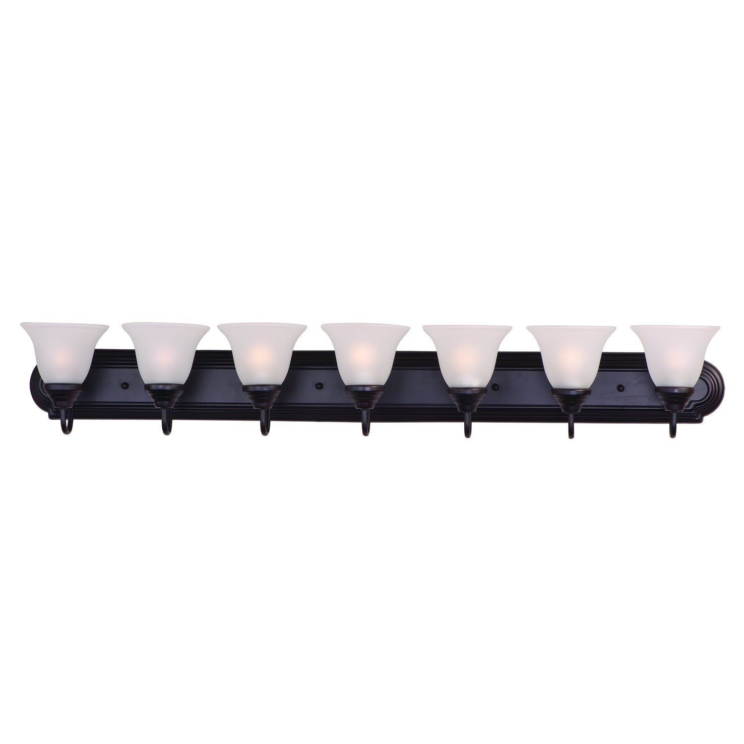 Maxim - 8016FTOI - Seven Light Bath Vanity - Essentials - 801x - Oil Rubbed Bronze