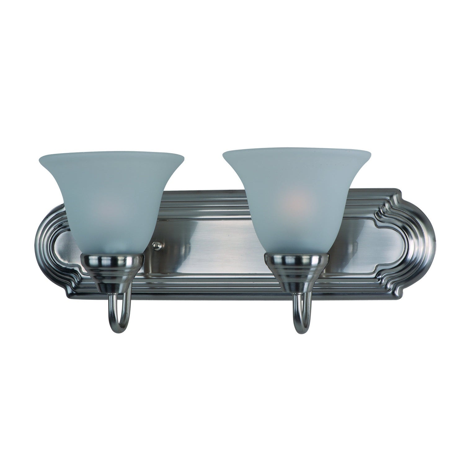 Maxim - 8012FTSN - Two Light Bath Vanity - Essentials - 801x - Satin Nickel