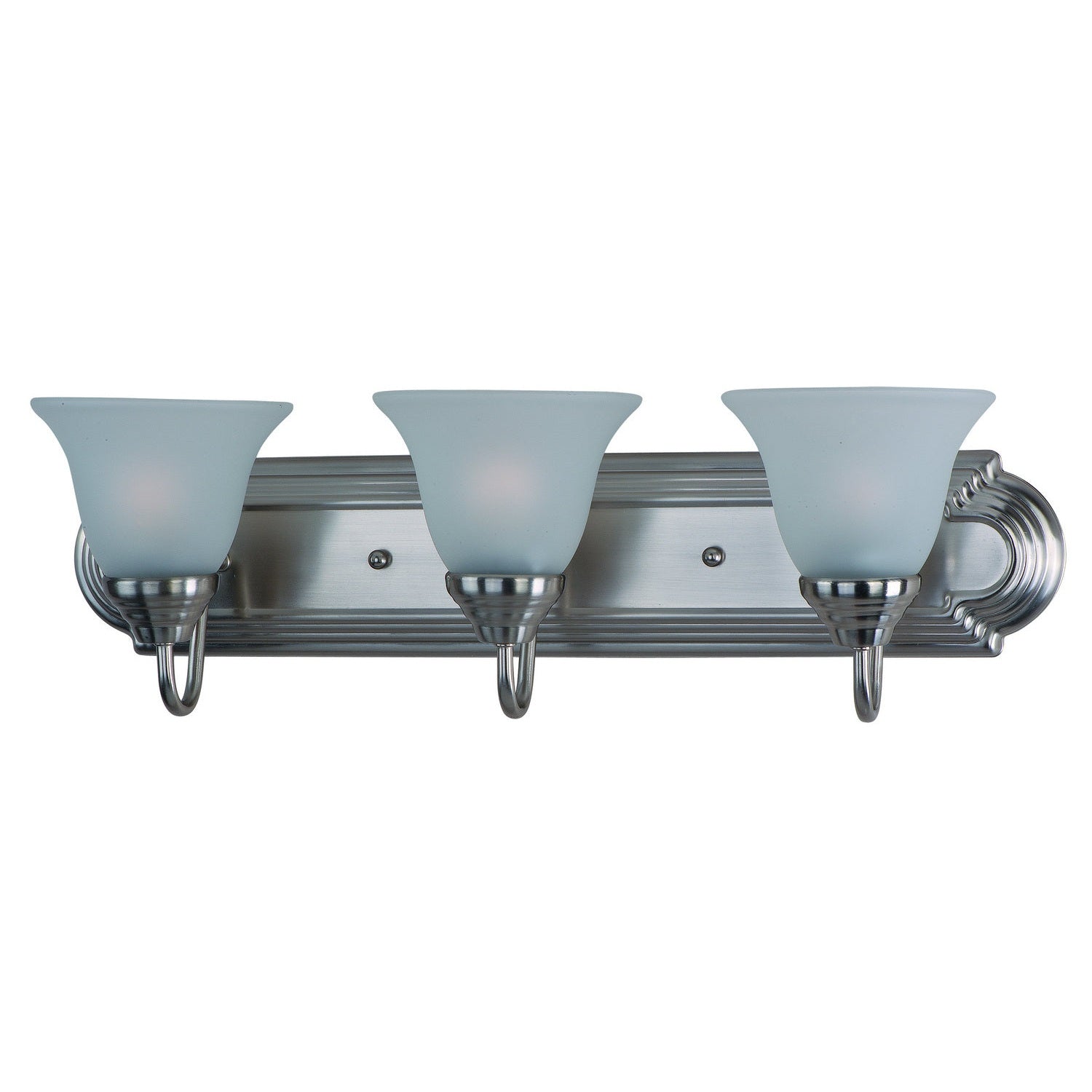 Maxim - 8013FTSN - Three Light Bath Vanity - Essentials - 801x - Satin Nickel