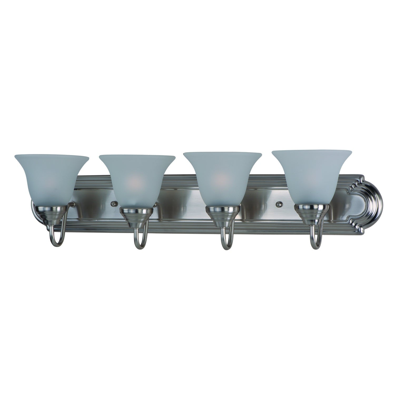 Maxim - 8014FTSN - Four Light Bath Vanity - Essentials - 801x - Satin Nickel