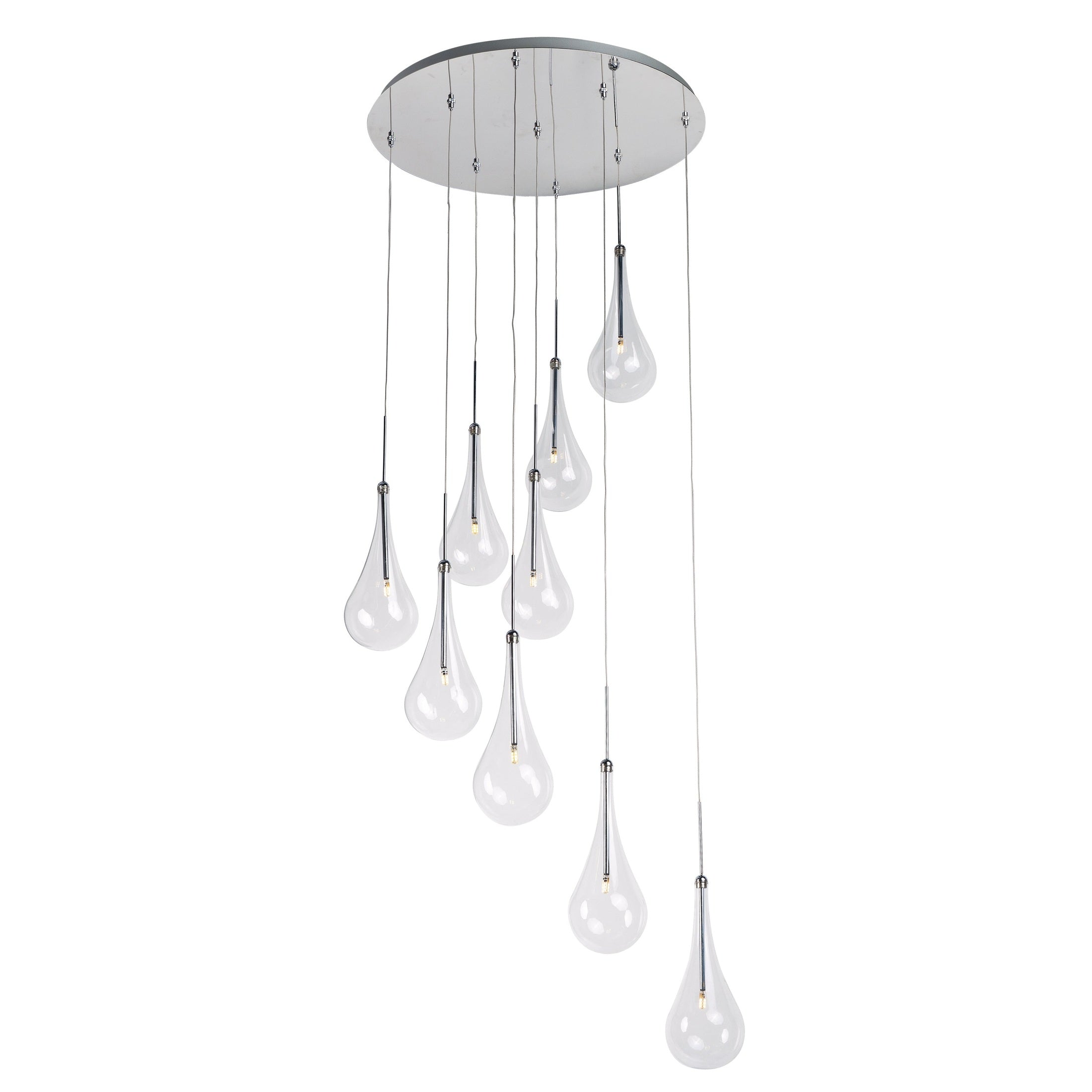 ET2 - E20515-18PC - LED Pendant - Larmes LED - Polished Chrome