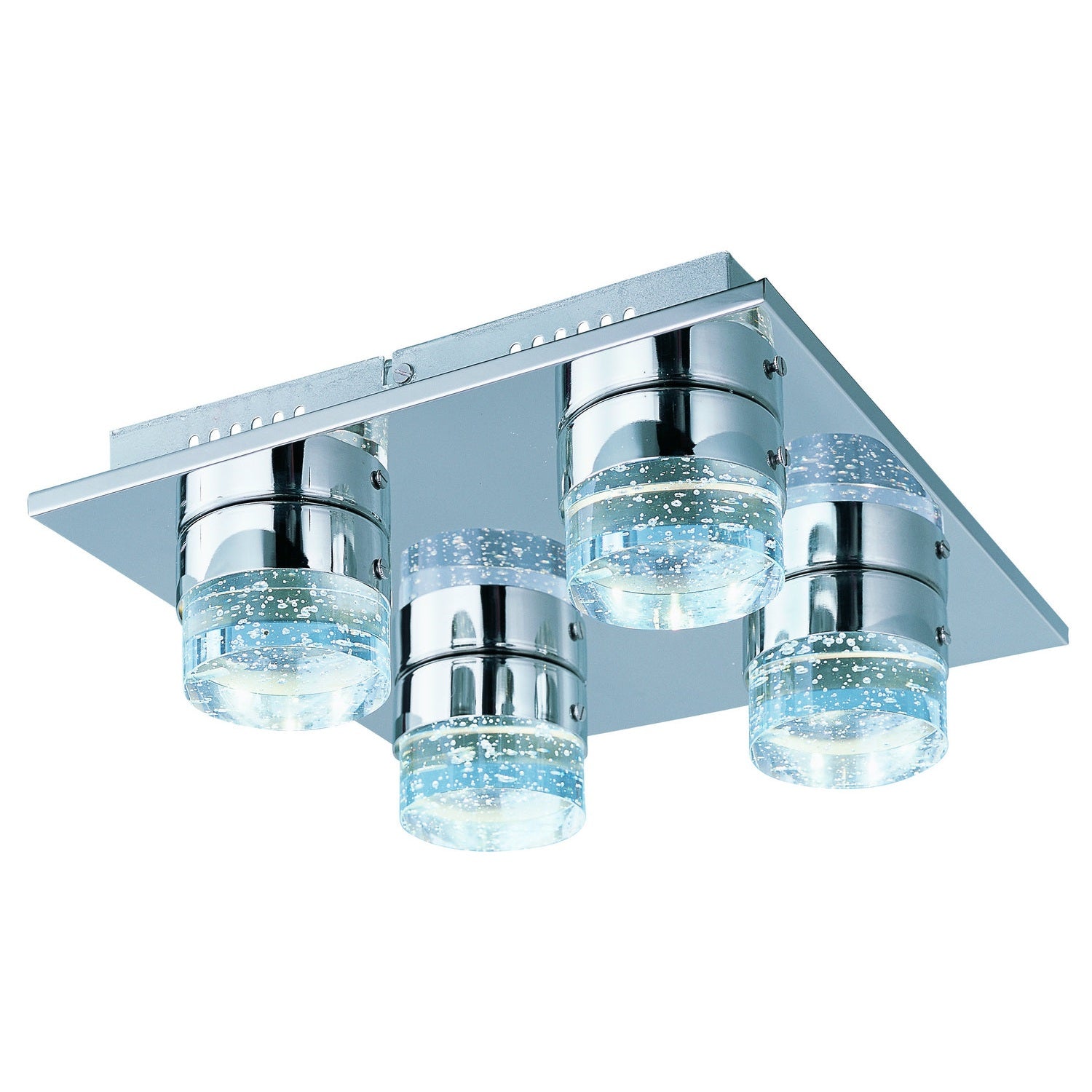 ET2 - E22772-91PC - LED Flush Mount - Fizz IV - Polished Chrome