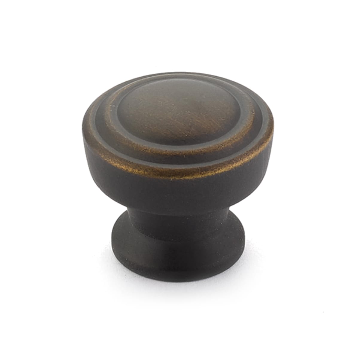 Menlo Park 1-1/4" Diameter Stepped Round Contemporary Luxury Cabinet Knob / Drawer Knob