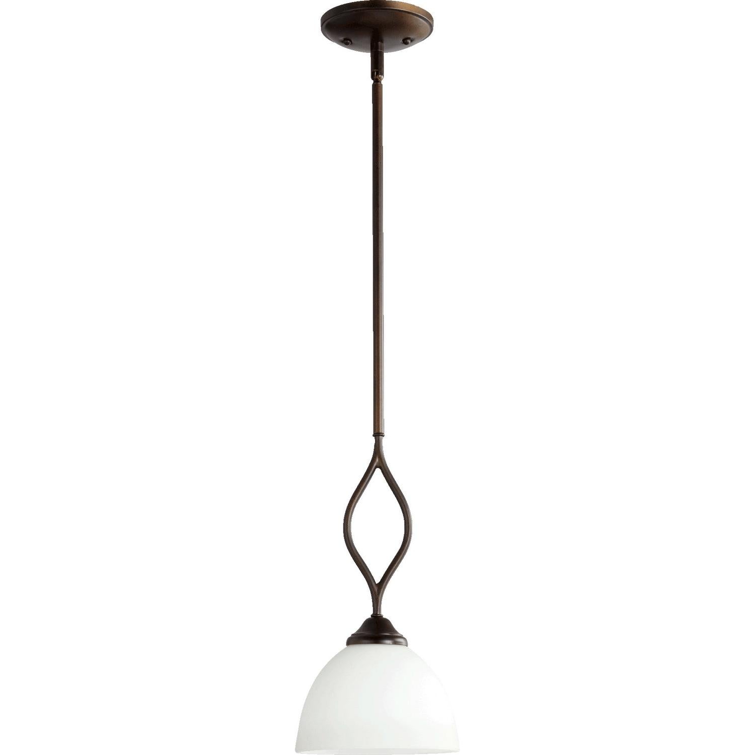 Quorum - 3050-86 - One Light Pendant - Brooks - Oiled Bronze