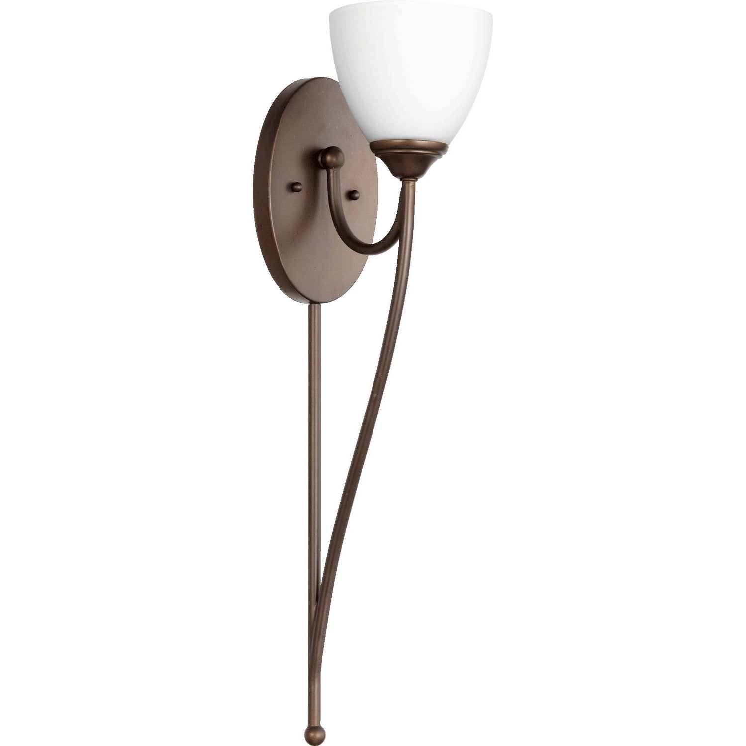 Quorum - 5450-1-86 - One Light Wall Mount - Brooks - Oiled Bronze