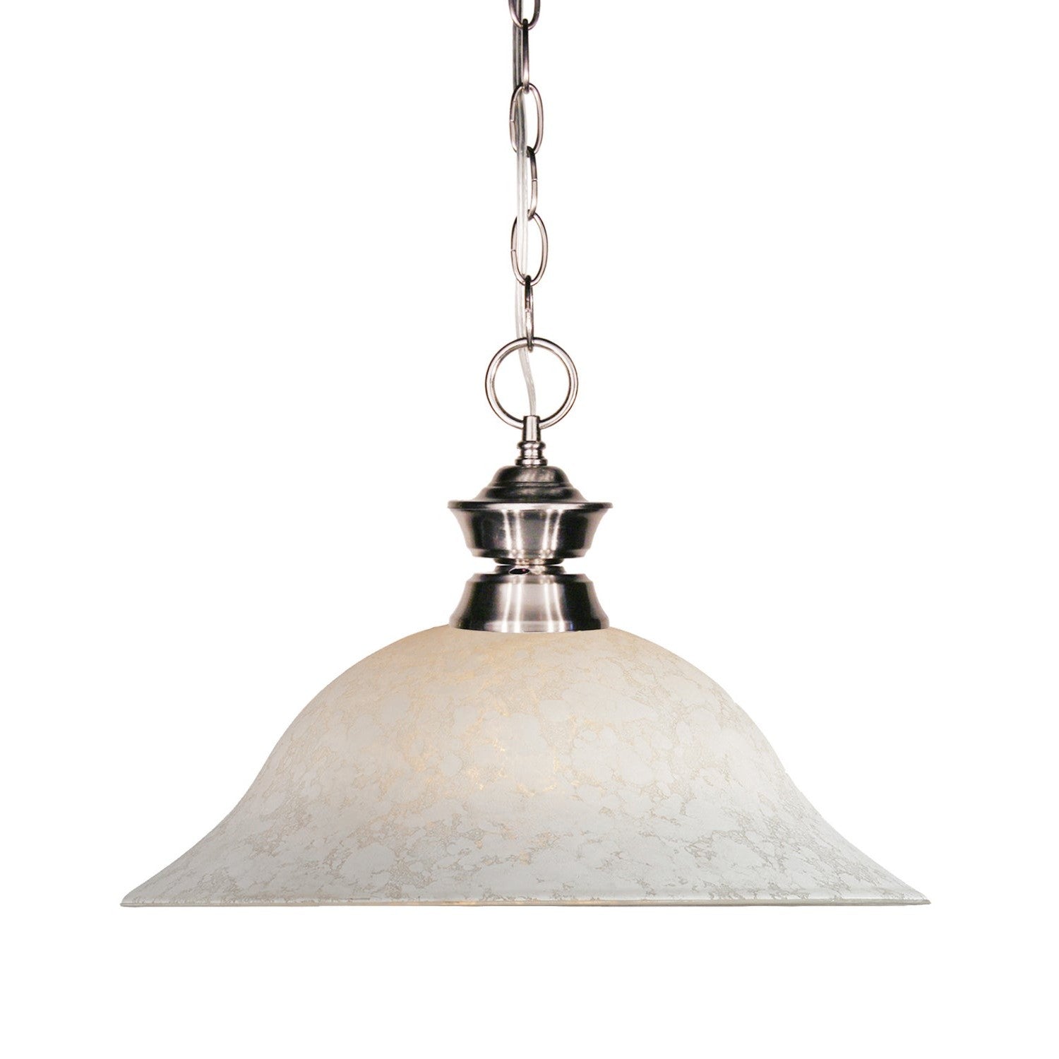 Z-Lite - 100701BN-WM16 - One Light Pendant - Riviera - Brushed Nickel