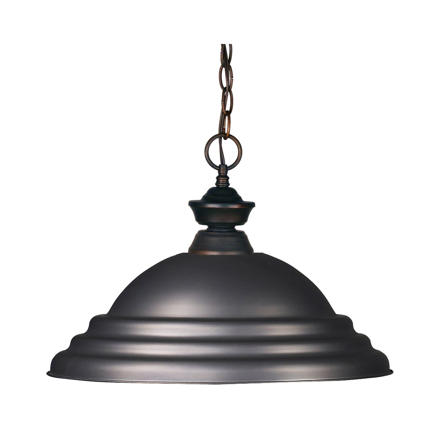 Z-Lite - 100701OB-SOB - One Light Pendant - Riviera - Olde Bronze