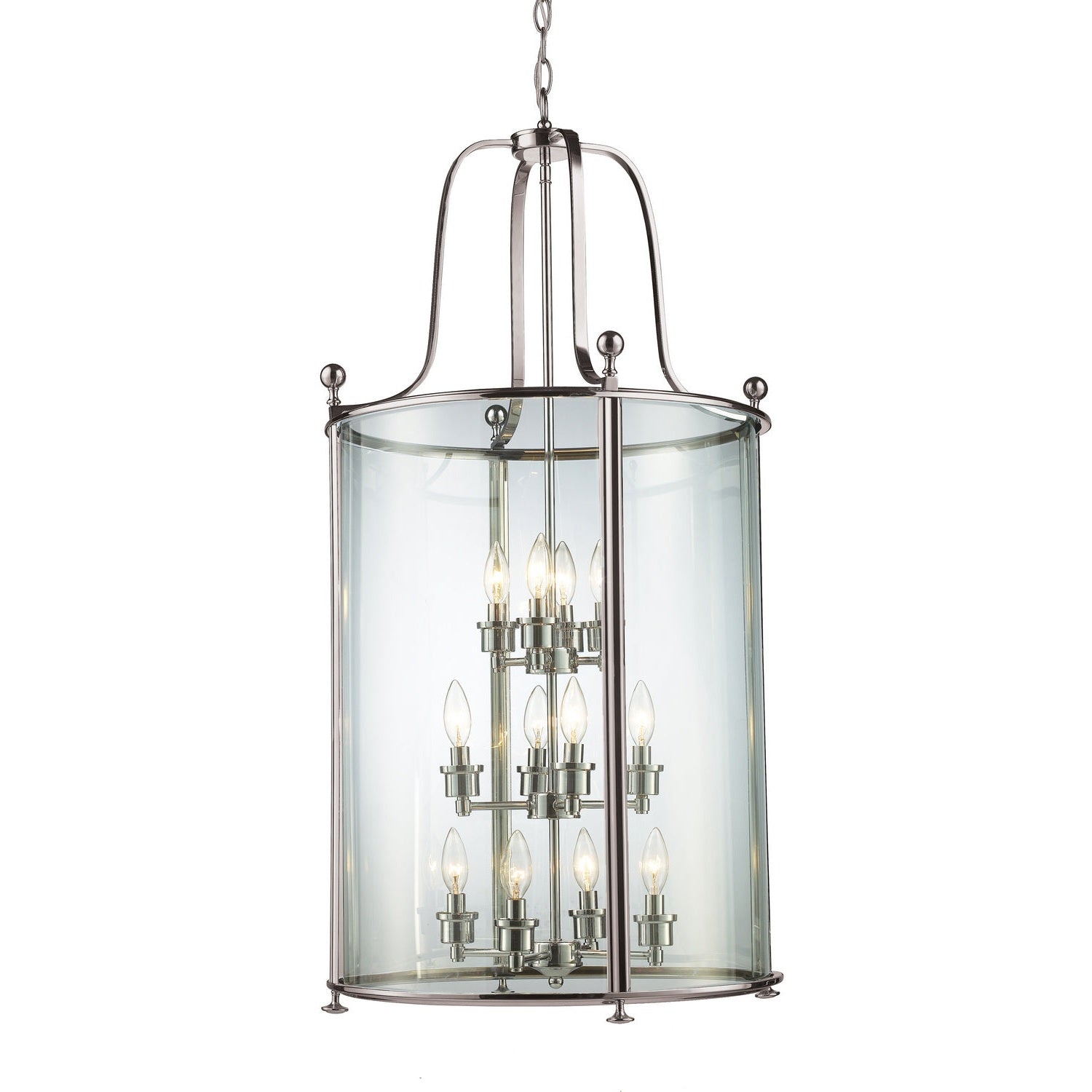 Z-Lite - 191-12 - 12 Light Chandelier - Wyndham - Brushed Nickel