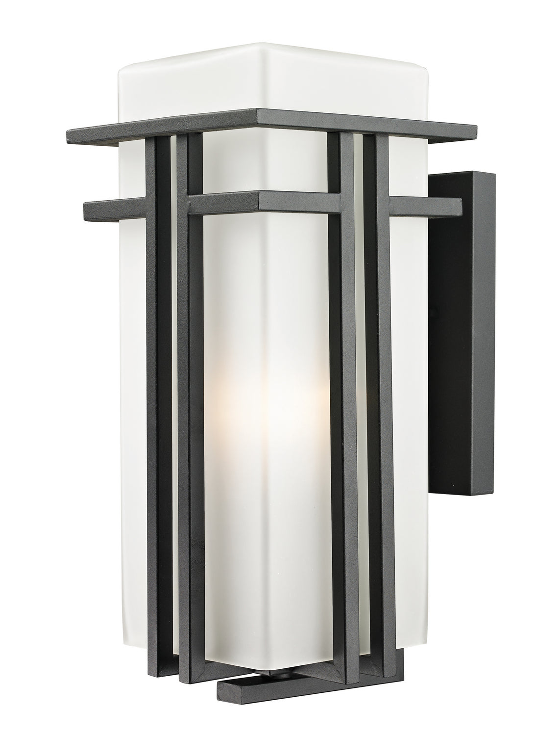 Z-Lite - 549B-BK - One Light Outdoor Wall Light - Abbey - Black