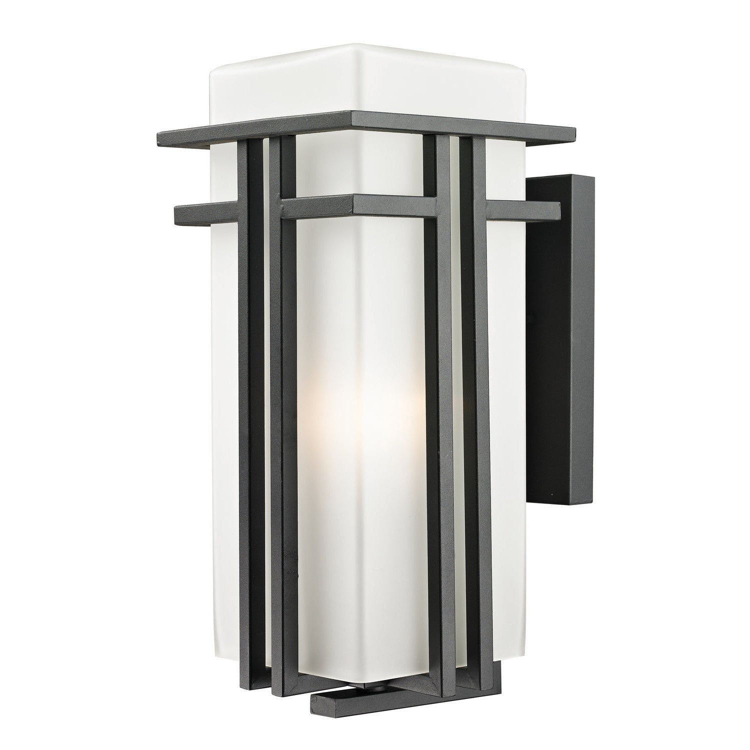 Z-Lite - 549B-BK - One Light Outdoor Wall Light - Abbey - Black