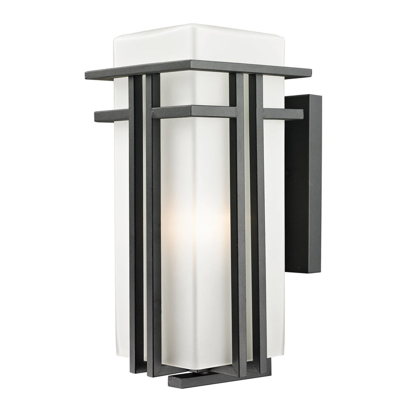 Z-Lite - 549B-BK - One Light Outdoor Wall Light - Abbey - Black