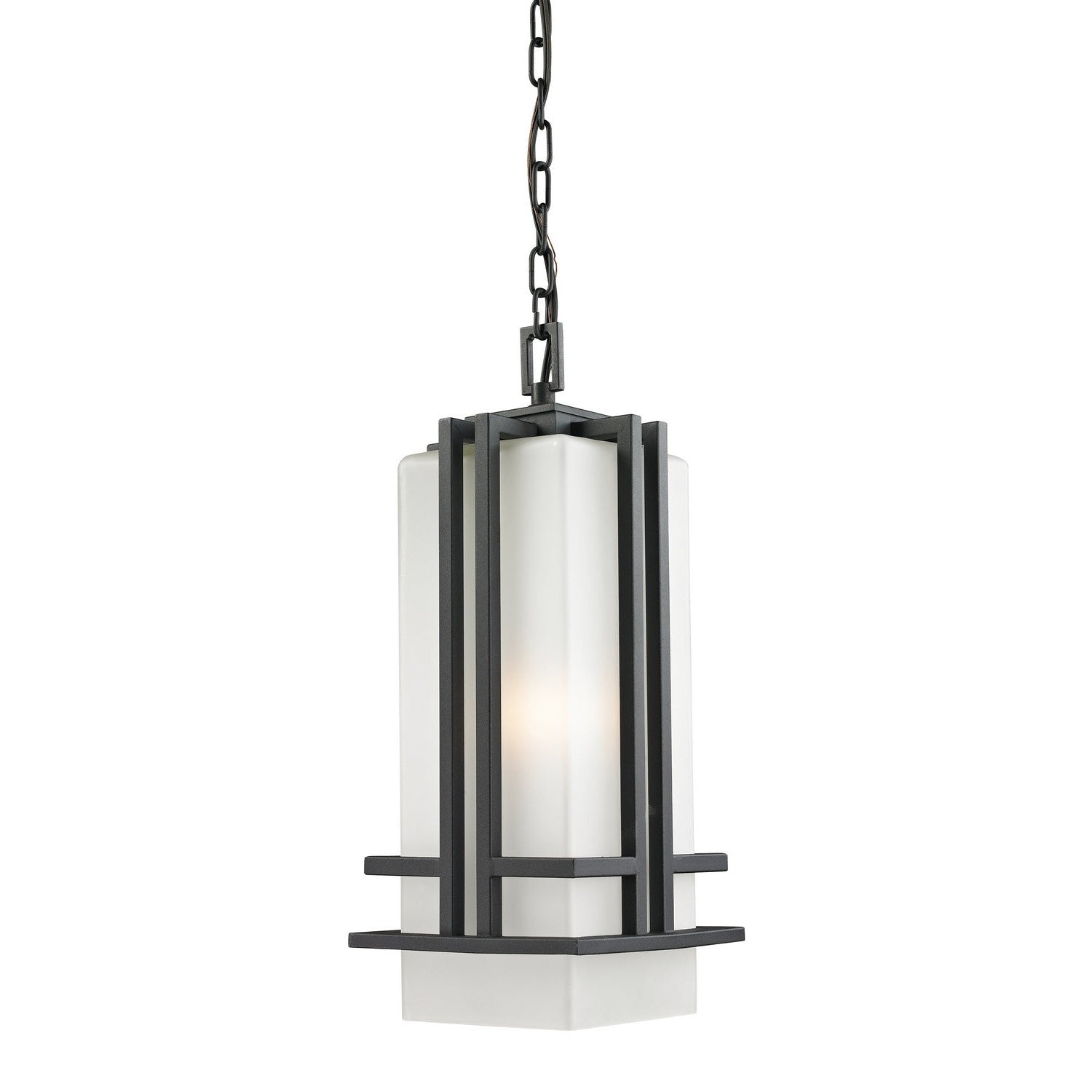 Z-Lite - 549CHB-BK - One Light Outdoor Chain Mount Ceiling Fixture - Abbey - Black