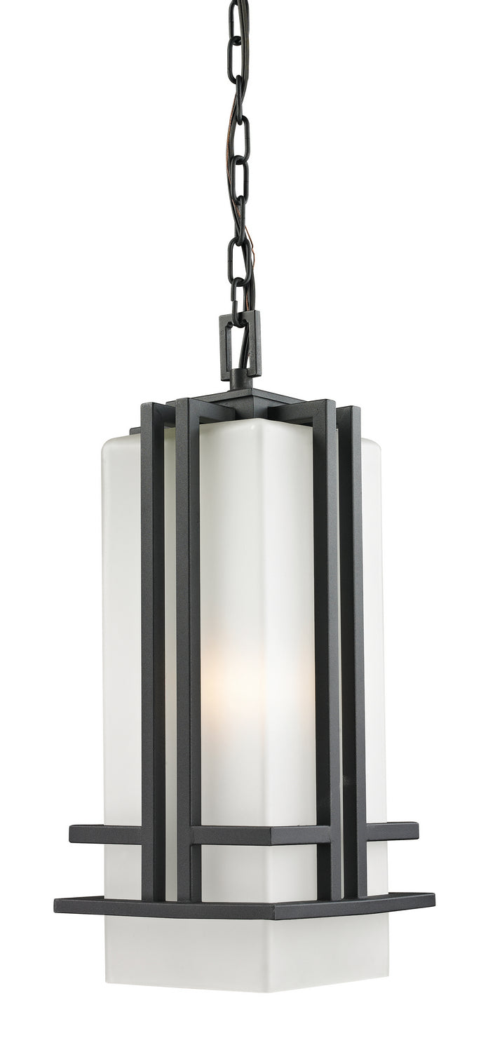 Z-Lite - 549CHB-BK - One Light Outdoor Chain Mount Ceiling Fixture - Abbey - Black