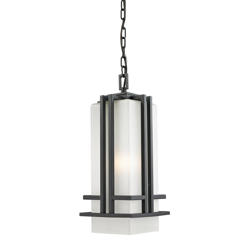 Z-Lite - 549CHB-BK - One Light Outdoor Chain Mount Ceiling Fixture - Abbey - Black