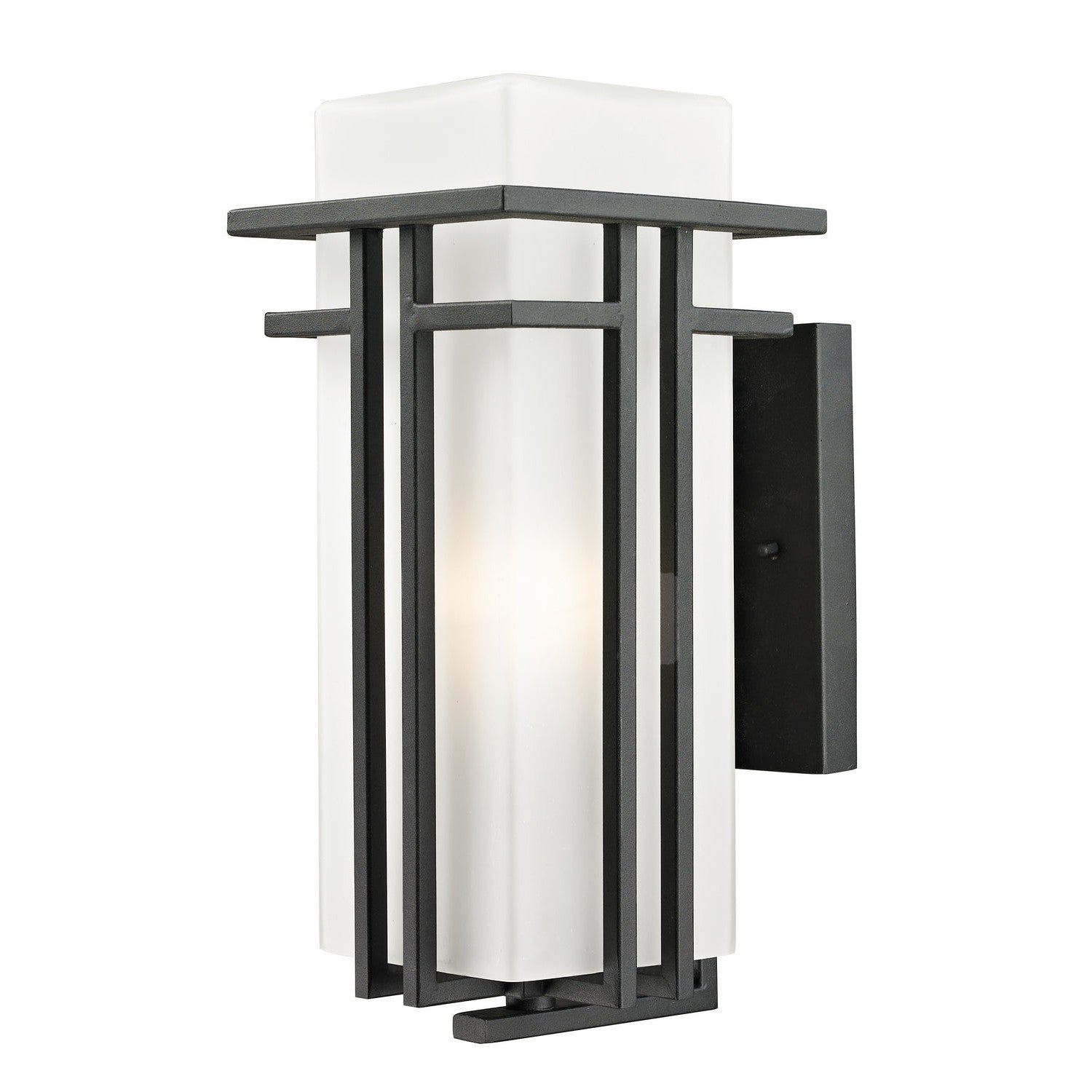 Z-Lite - 549M-BK - One Light Outdoor Wall Light - Abbey - Black
