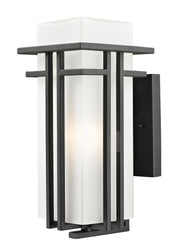 Z-Lite - 549M-BK - One Light Outdoor Wall Light - Abbey - Black