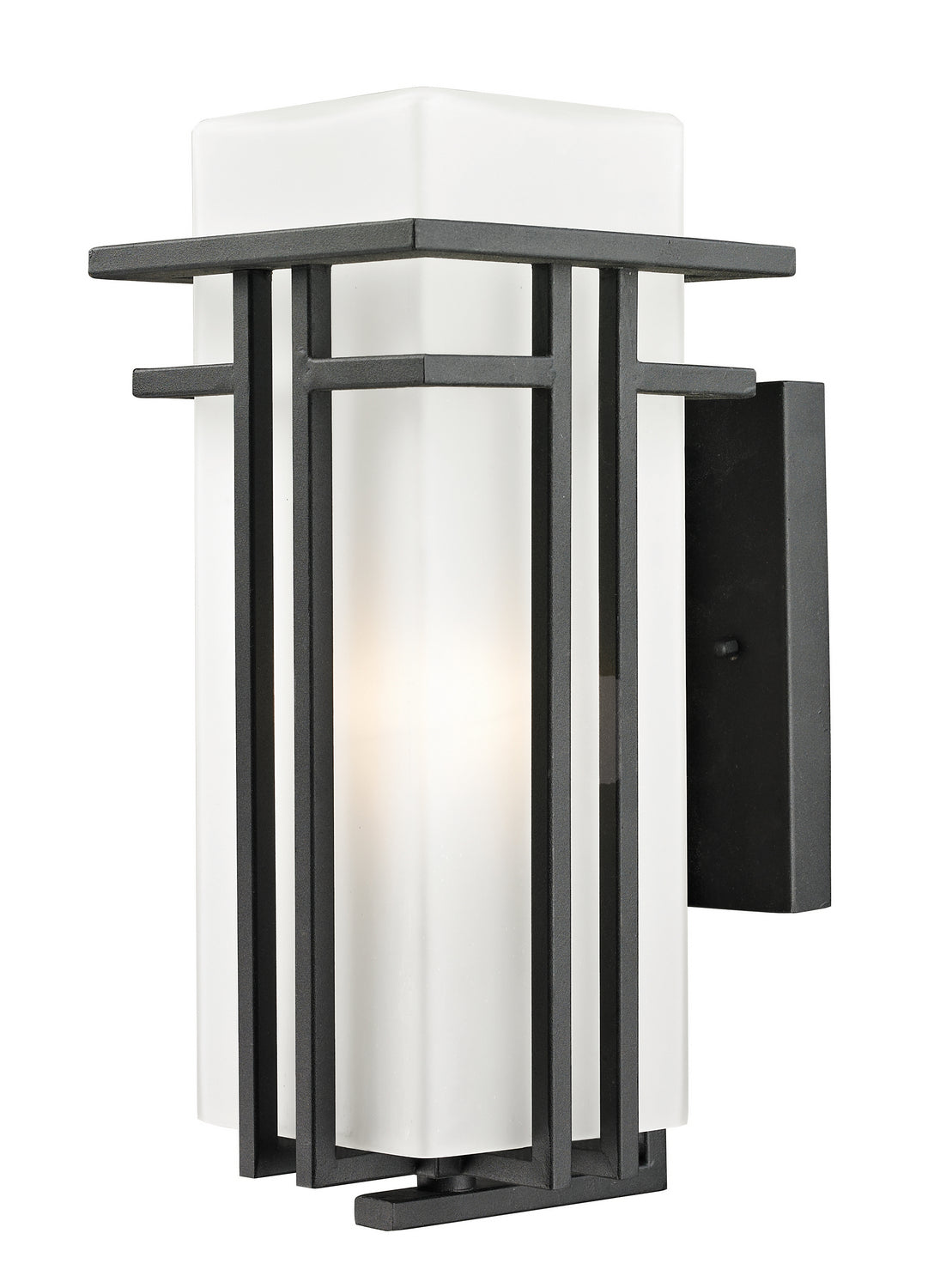 Z-Lite - 549M-BK - One Light Outdoor Wall Light - Abbey - Black