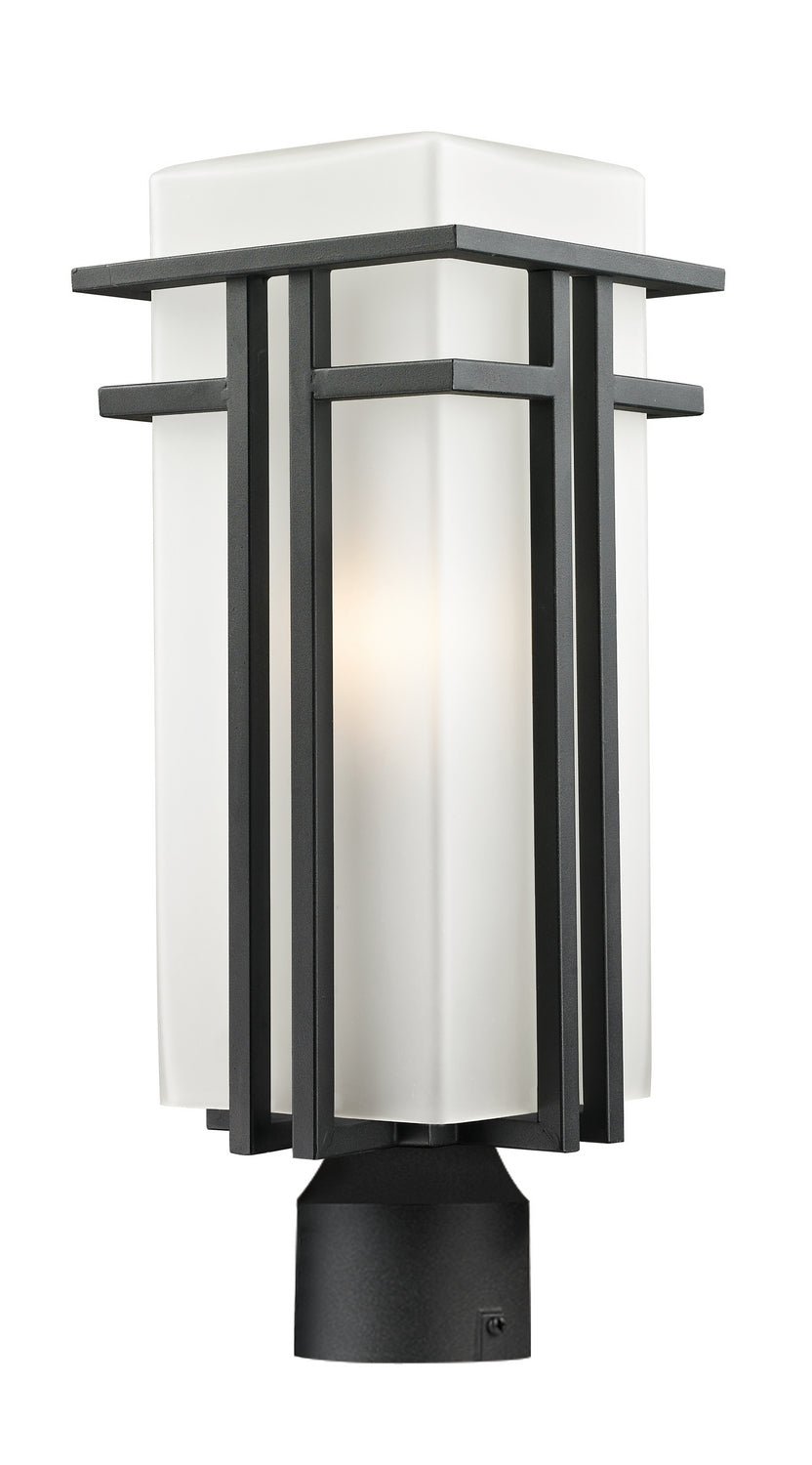 Z-Lite - 549PHB-BK-R - One Light Outdoor Post Mount Fixture - Abbey - Black