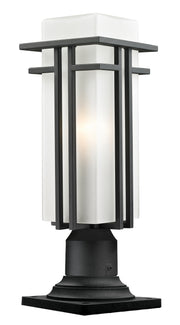 Z-Lite - 549PHMR-533PM-BK - One Light Outdoor Pier Mounted Fixture - Abbey - Black