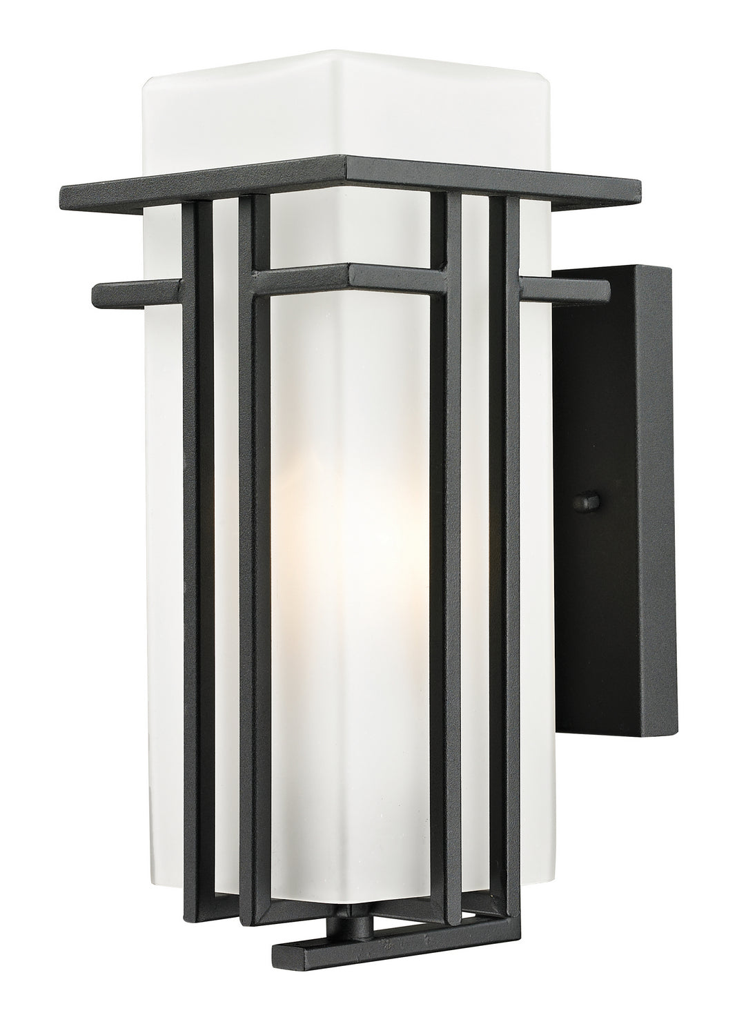 Z-Lite - 549S-BK - One Light Outdoor Wall Light - Abbey - Black