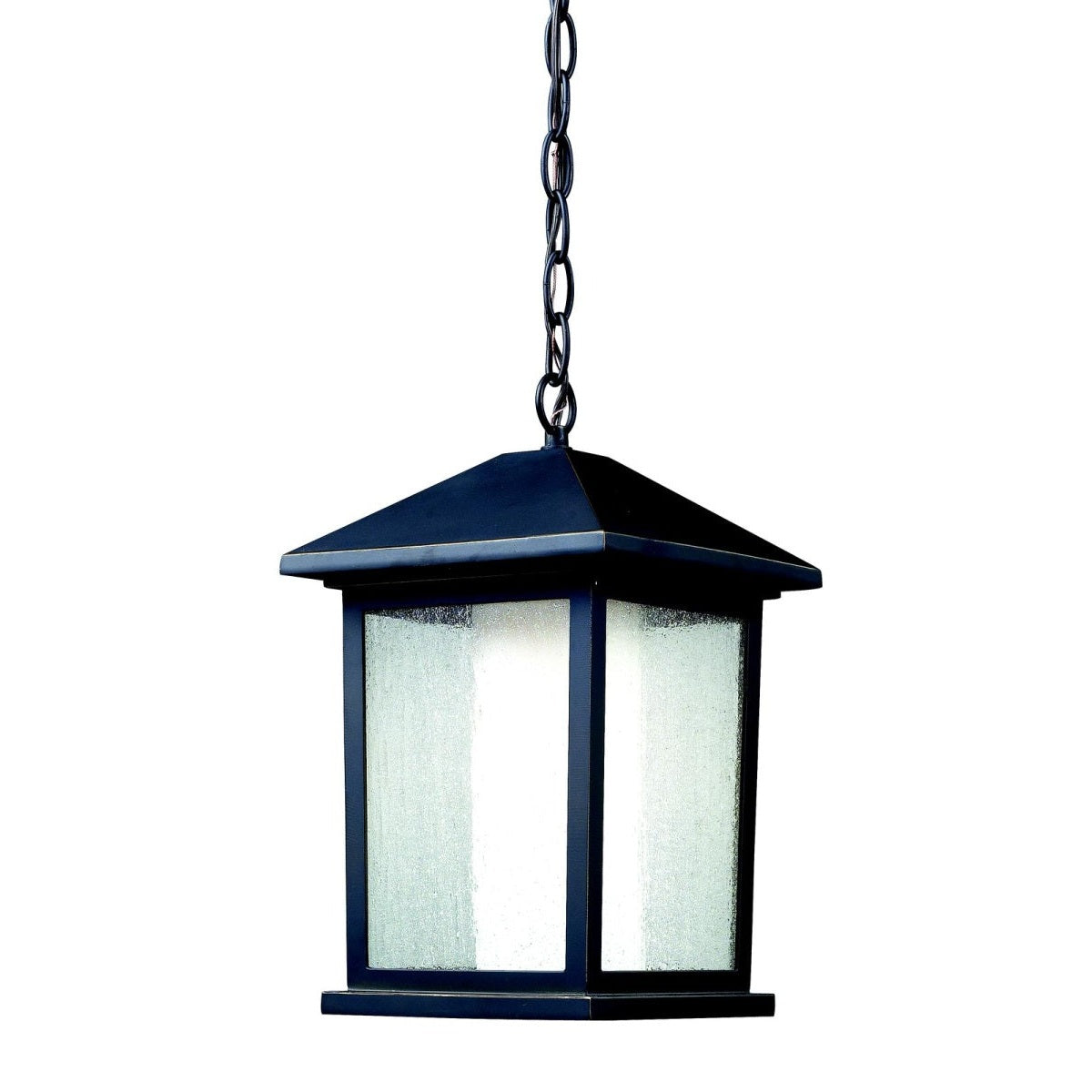 Z-Lite - 524CHM - One Light Outdoor Chain Mount Ceiling Fixture - Mesa - Oil Rubbed Bronze